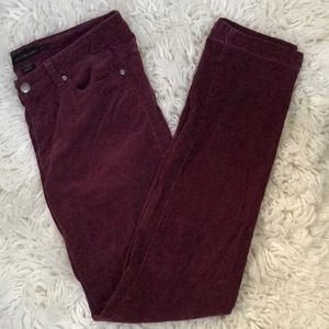 Maroon corduroy Calvin Klein pants ❤️